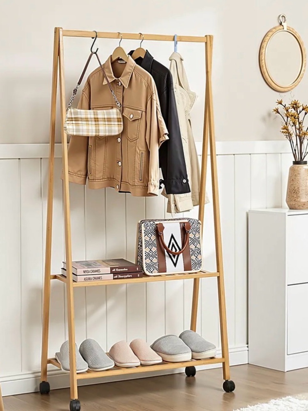 Wooden Garment Rack - Picture 6 of 14